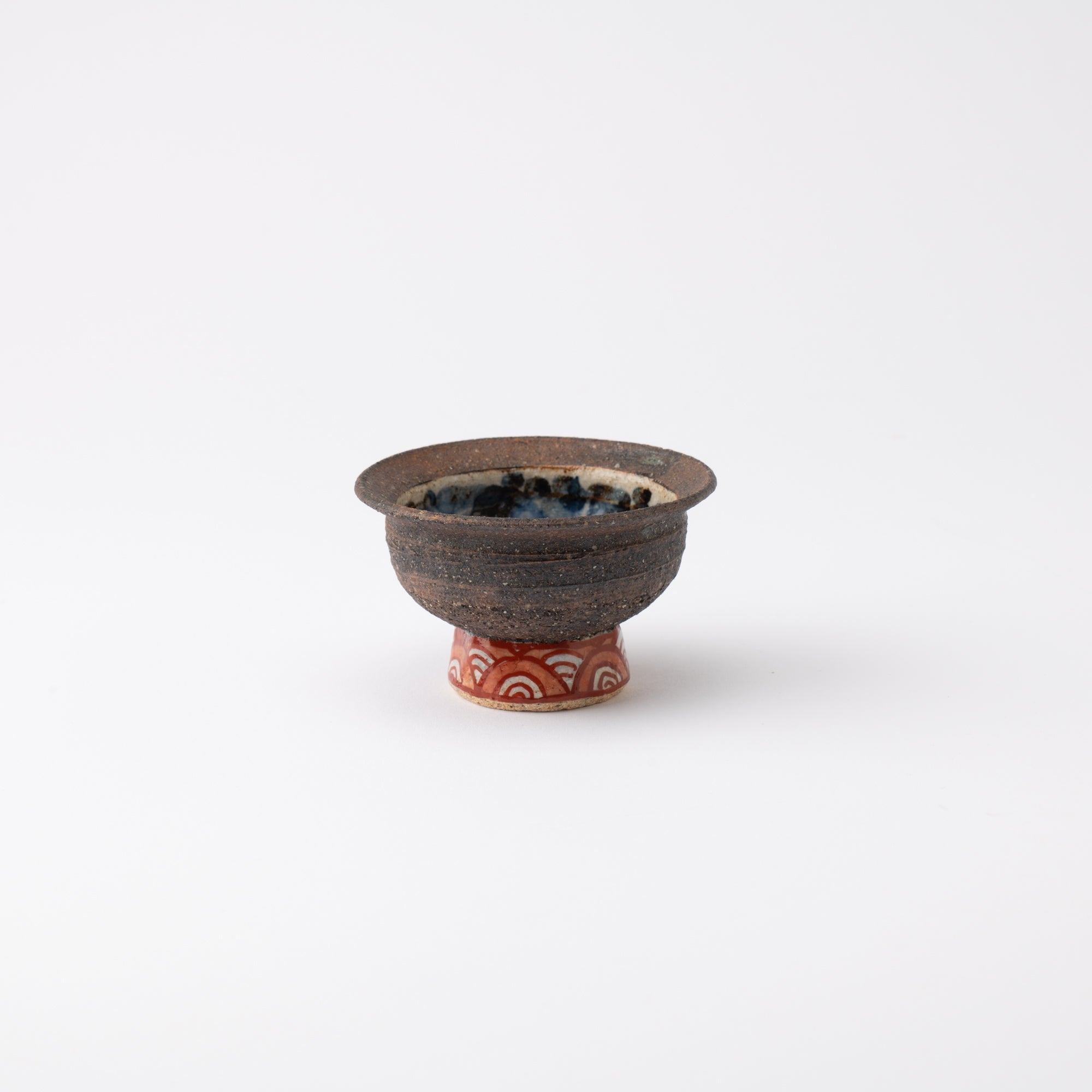 Kousai Kiln Flower Hasami Kobachi Bowl - MUSUBI KILN - Quality Japanese Tableware and Gift