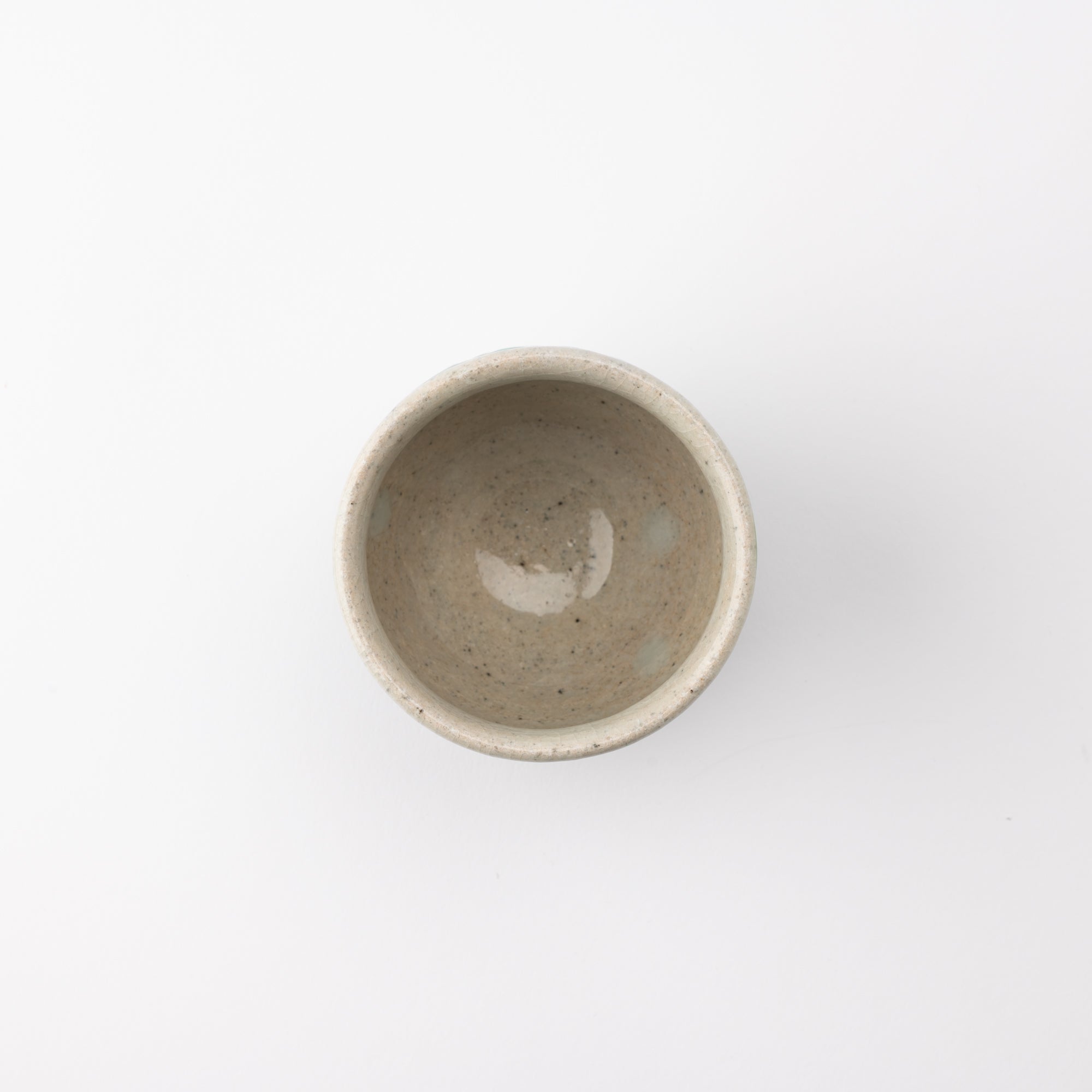 Kousai Kiln Green Grape Hasami Yunomi Japanese Teacup L - MUSUBI KILN - Quality Japanese Tableware and Gift