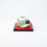 Kutani Crane and Turtle Figurine Pair - MUSUBI KILN - Quality Japanese Tableware and Gift