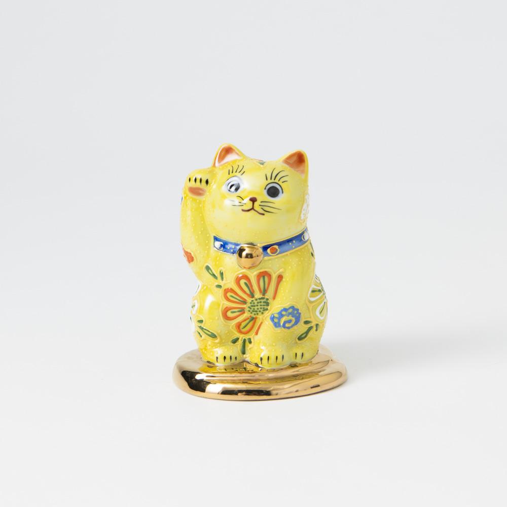 Kutani Lucky Cat - Maneki Neko D - MUSUBI KILN - Quality Japanese Tableware and Gift