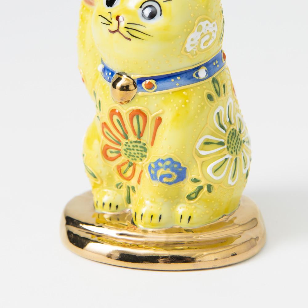 Kutani Lucky Cat - Maneki Neko D - MUSUBI KILN - Quality Japanese Tableware and Gift