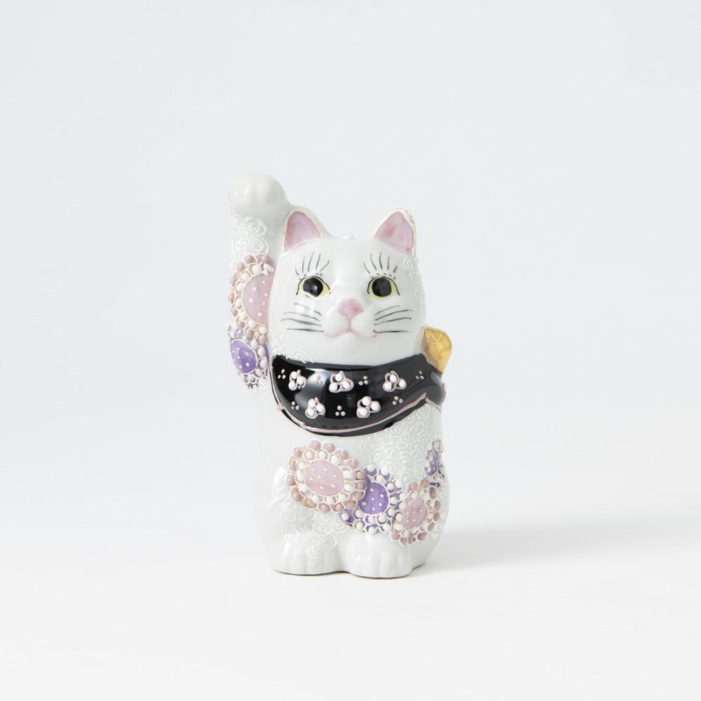 Kutani Lucky Cat - Maneki Neko E - MUSUBI KILN - Quality Japanese Tableware and Gift