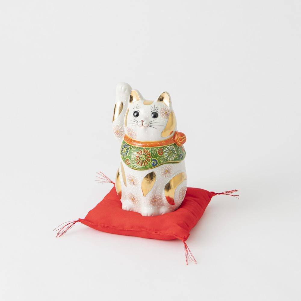 Kutani Lucky Cat - Maneki Neko I - MUSUBI KILN - Quality Japanese Tableware and Gift