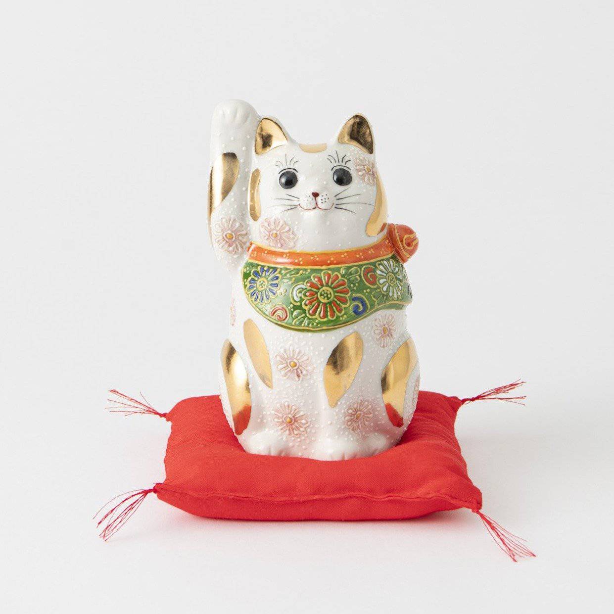 Kutani Lucky Cat - Maneki Neko I - MUSUBI KILN - Quality Japanese Tableware and Gift