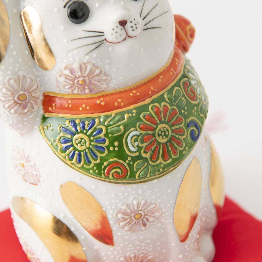 Kutani Lucky Cat - Maneki Neko I - MUSUBI KILN - Quality Japanese Tableware and Gift