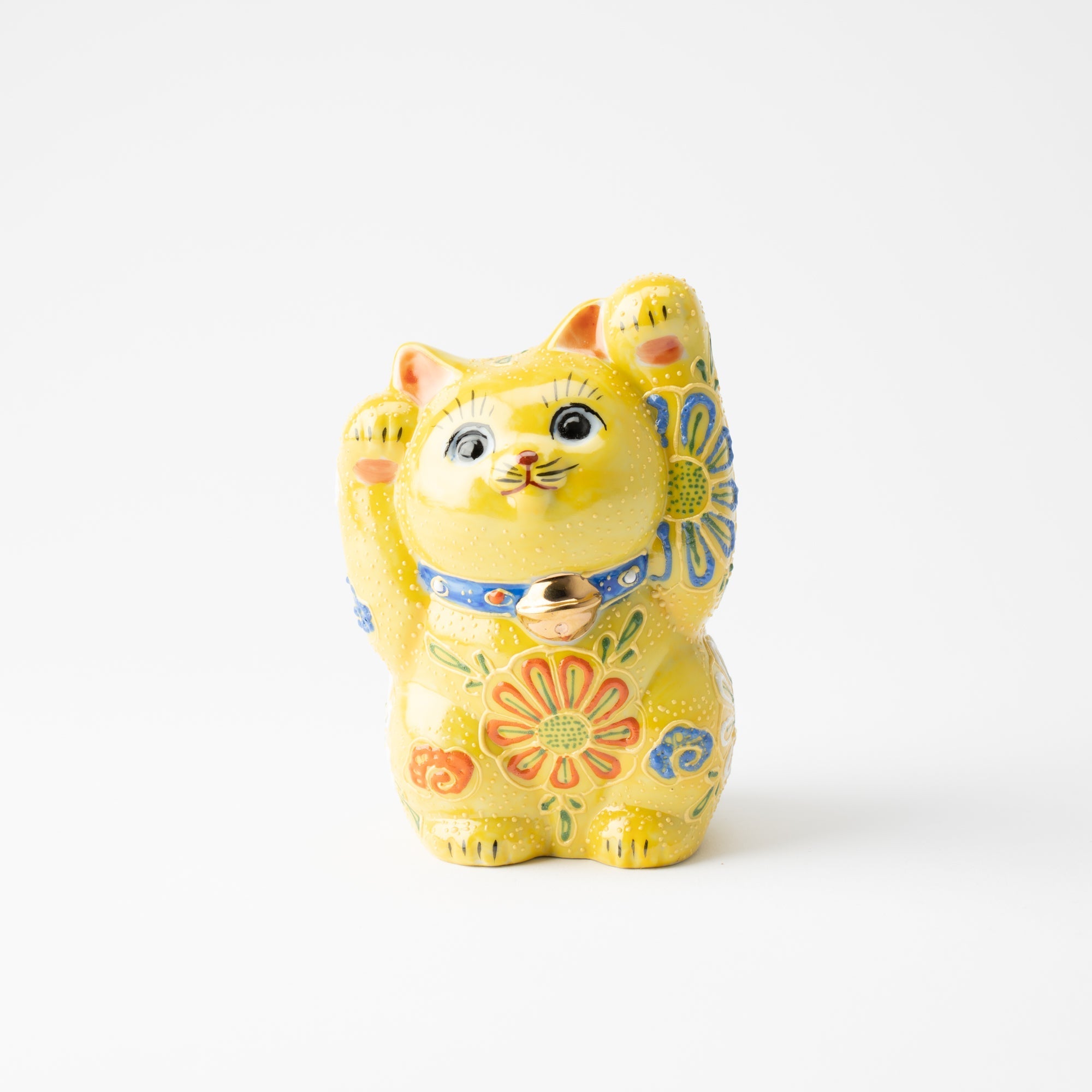 Kutani Lucky Cat - Maneki Neko Q - MUSUBI KILN - Quality Japanese Tableware and Gift