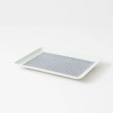 Kuvio Wave Hasami Japanese Rectangle Plate - MUSUBI KILN - Quality Japanese Tableware and Gift