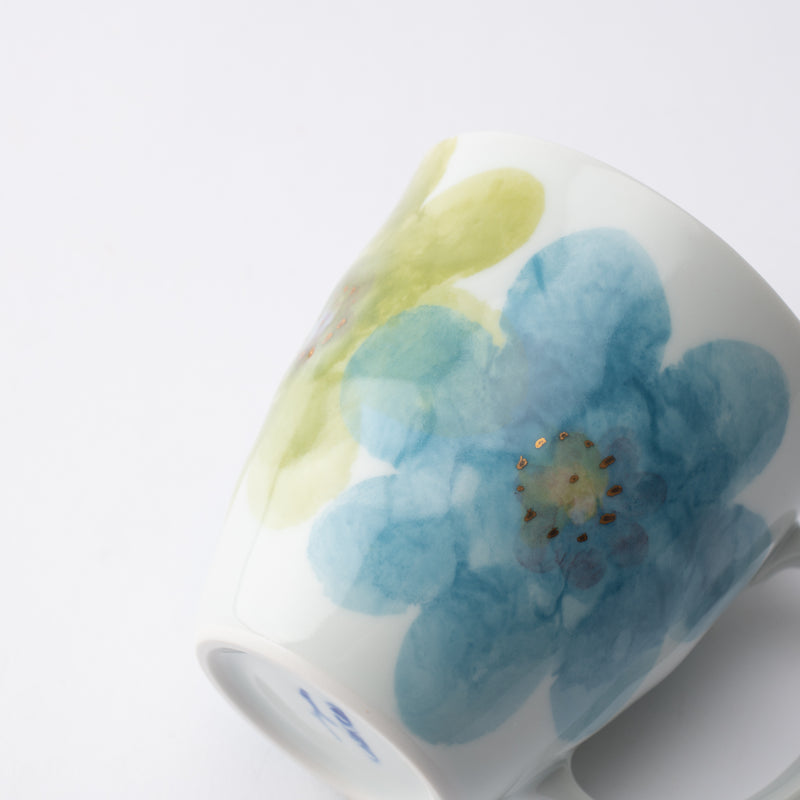 Higashi Kiln Light Fleur Tobe Mug