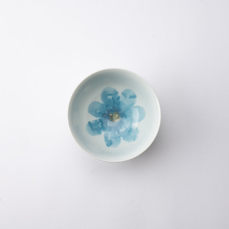 Higashi Kiln Light Fleur Tobe Rice Bowl