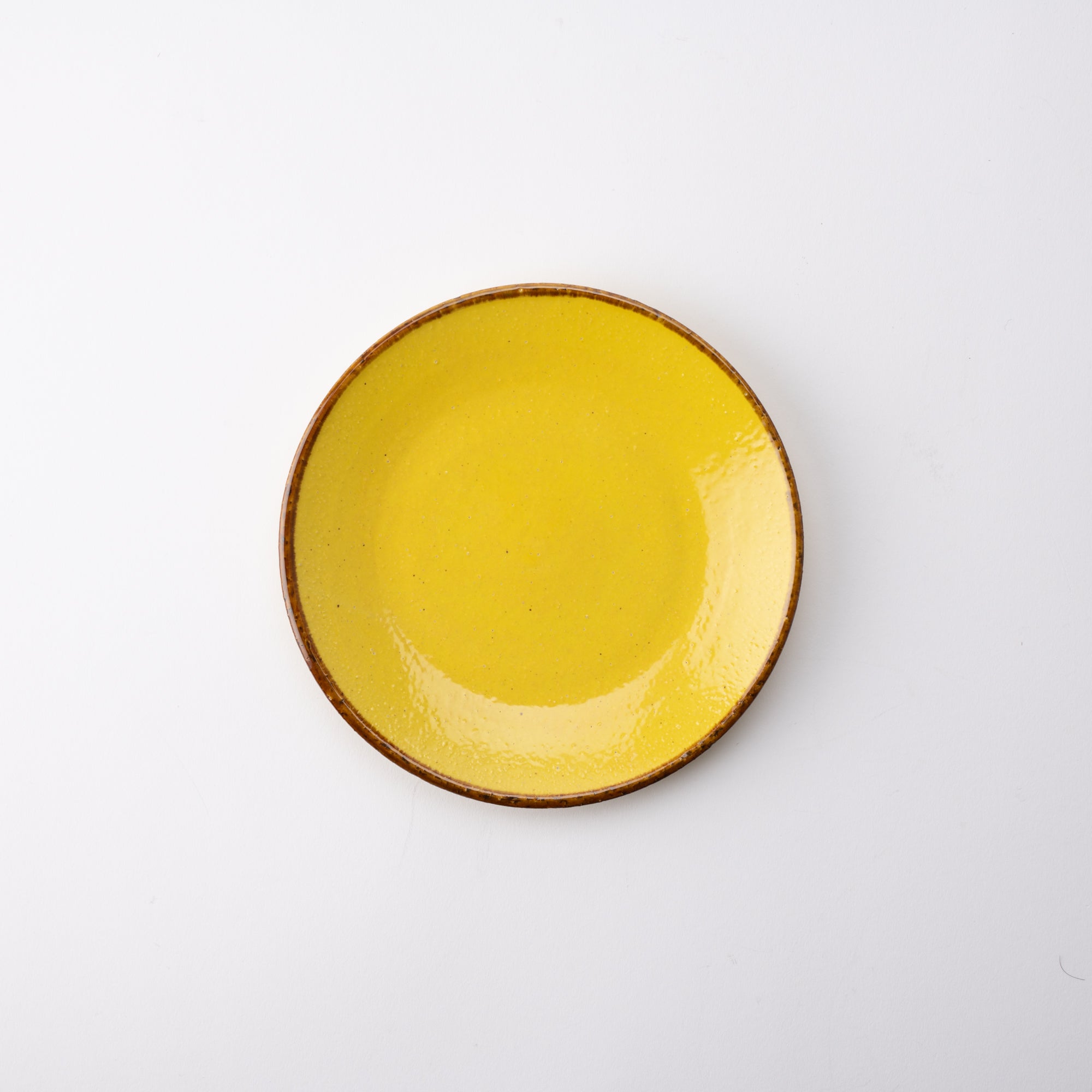 MERU Flamenco Modern Mino Ware Plate 6.7in - MUSUBI KILN - Quality Japanese Tableware and Gift