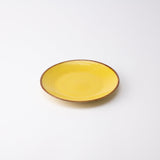 MERU Flamenco Modern Mino Ware Plate 6.7in - MUSUBI KILN - Quality Japanese Tableware and Gift