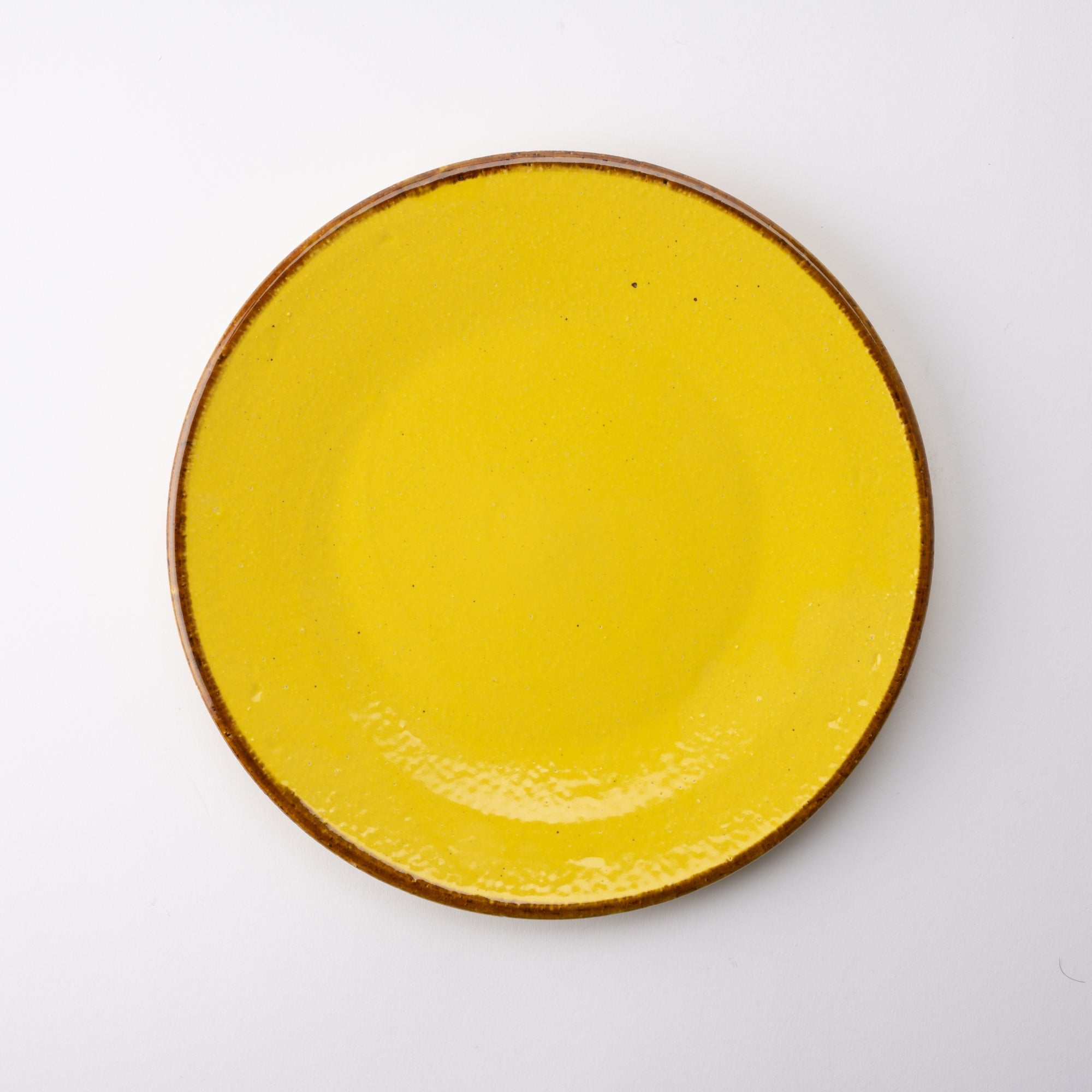 MERU Flamenco Modern Mino Ware Plate 9.8in - MUSUBI KILN - Quality Japanese Tableware and Gift