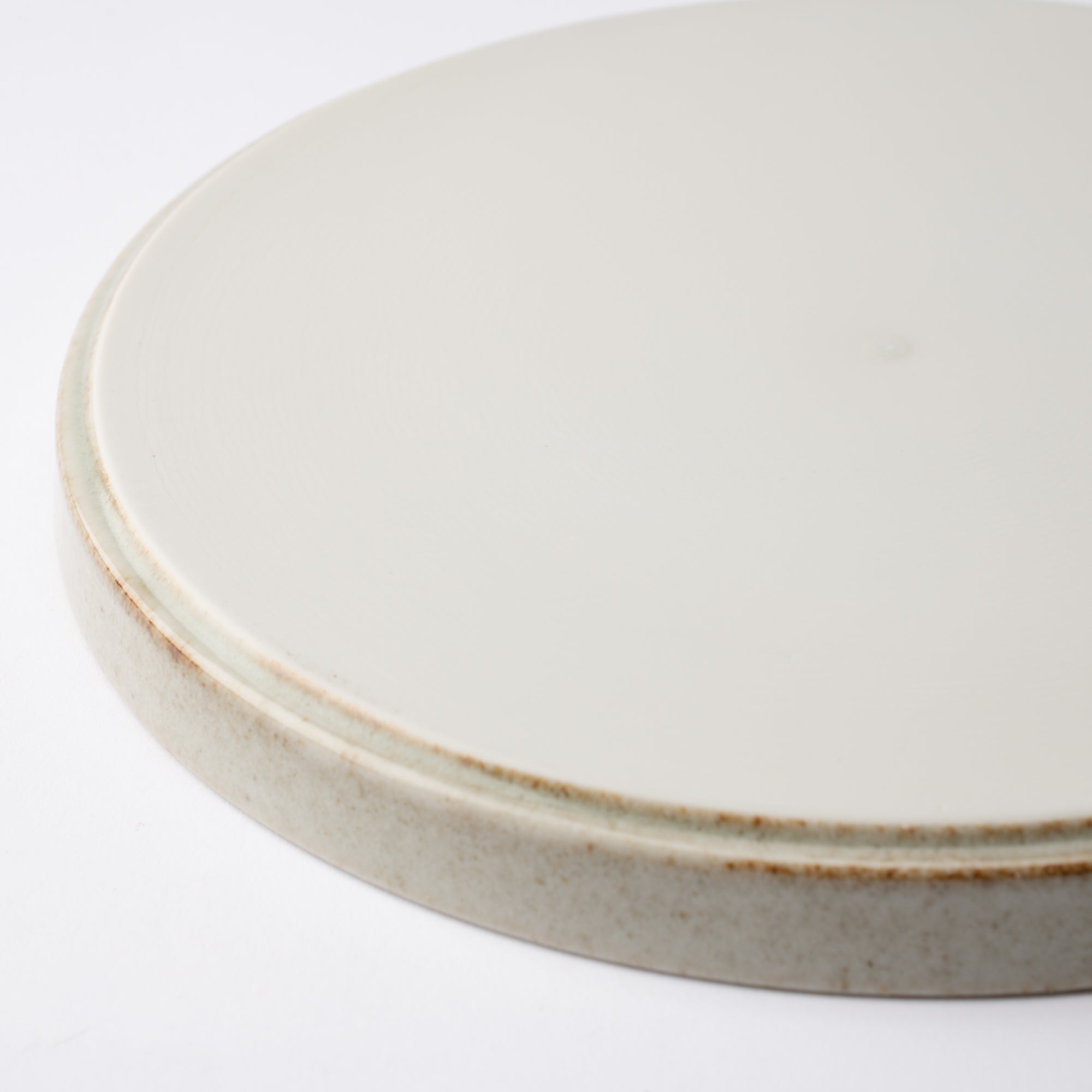 MERU Grains Luka Mino Ware Round Plate 9.6in - MUSUBI KILN - Quality Japanese Tableware and Gift