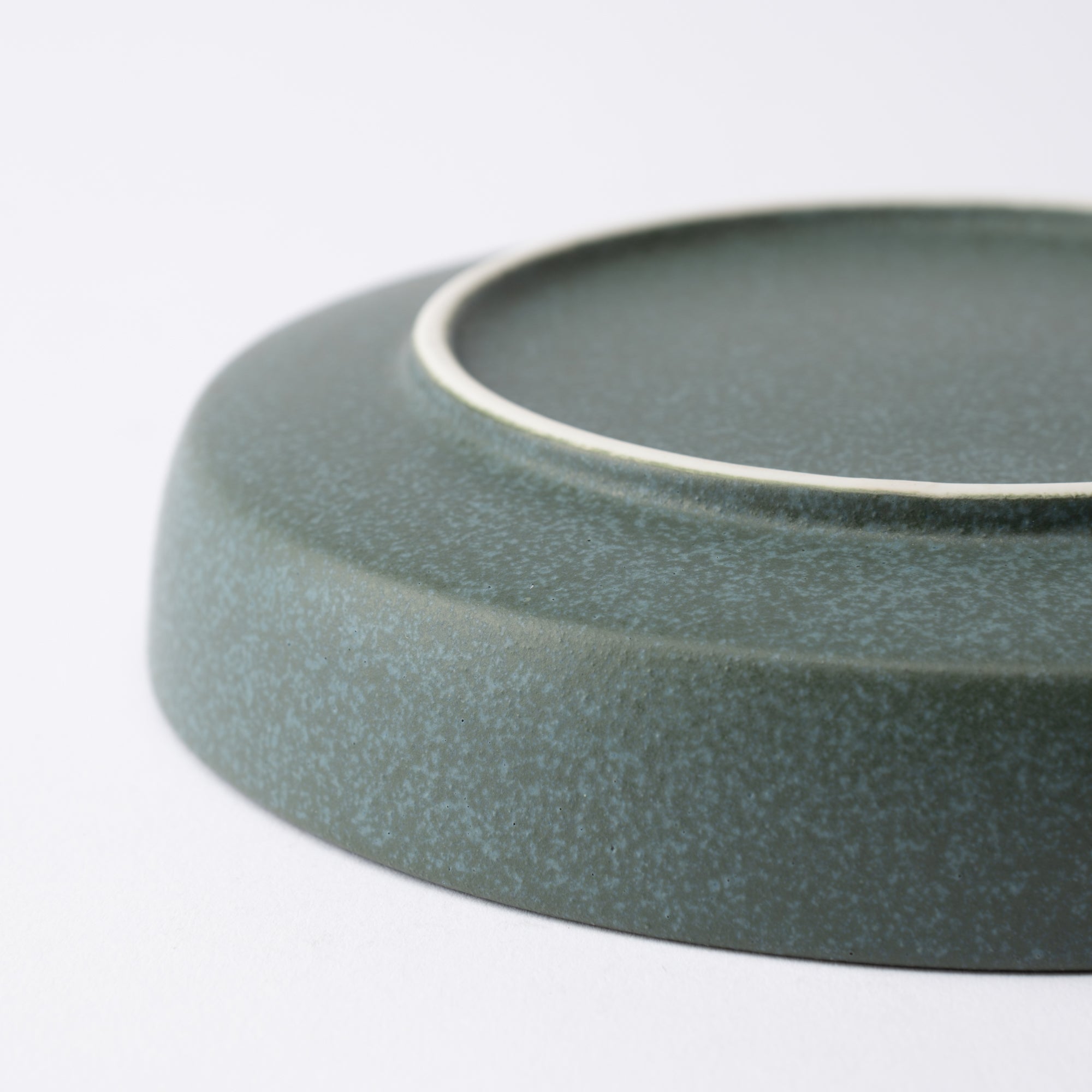 MERU Jade Spume Mino Ware Round Plate 6.5in - MUSUBI KILN - Quality Japanese Tableware and Gift