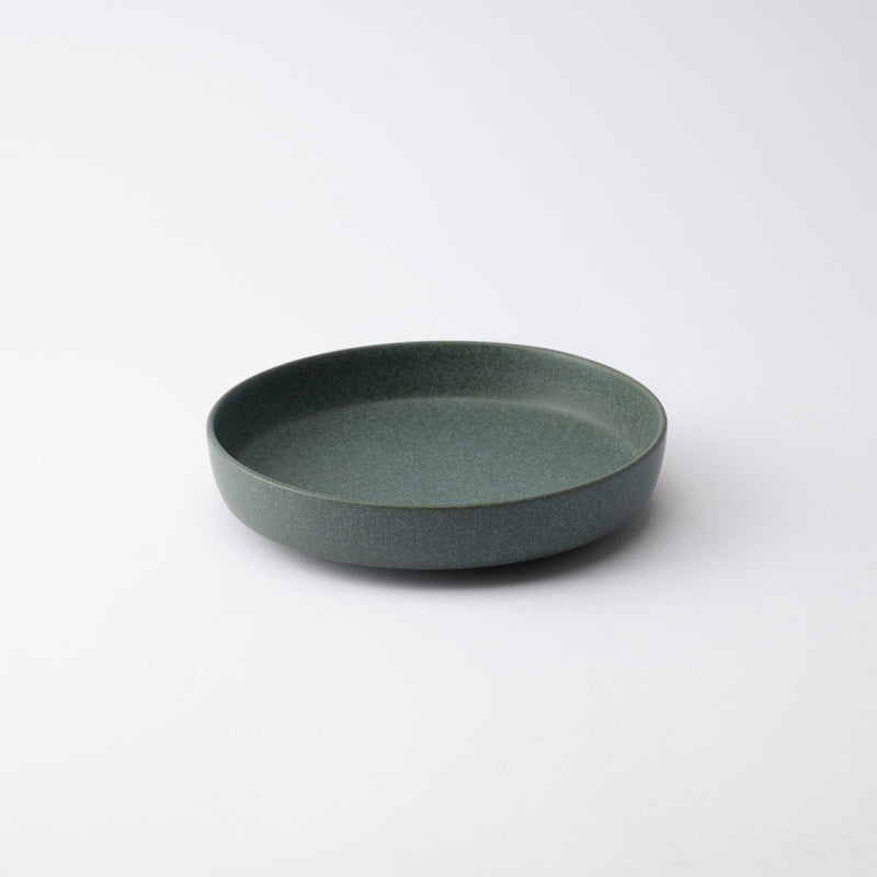 MERU Jade Spume Mino Ware Round Plate 6.5in - MUSUBI KILN - Quality Japanese Tableware and Gift