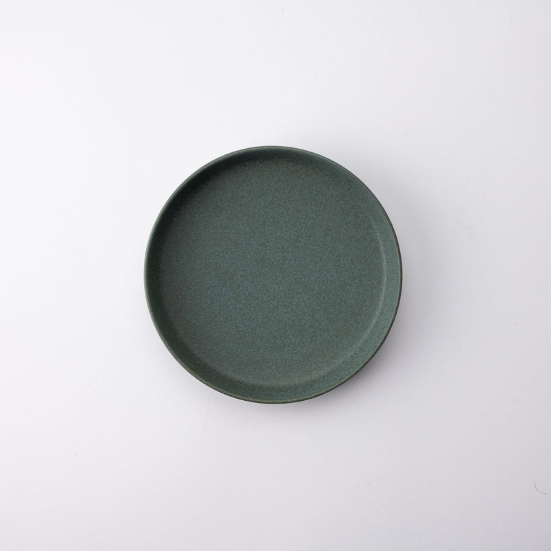 MERU Jade Spume Mino Ware Round Plate 6.5in - MUSUBI KILN - Quality Japanese Tableware and Gift