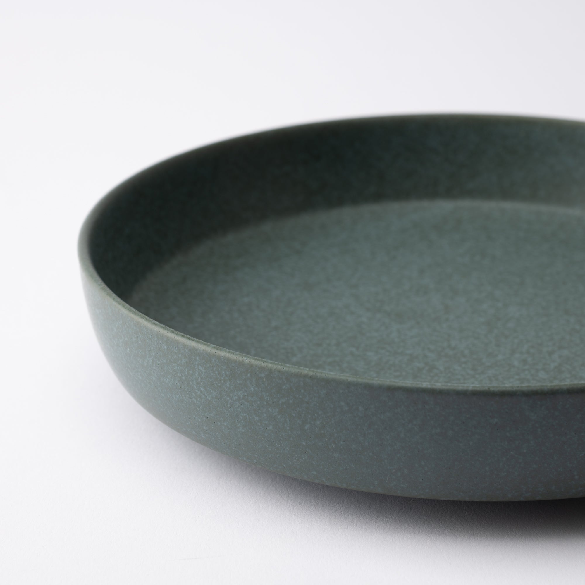 MERU Jade Spume Mino Ware Round Plate 8in - MUSUBI KILN - Quality Japanese Tableware and Gift