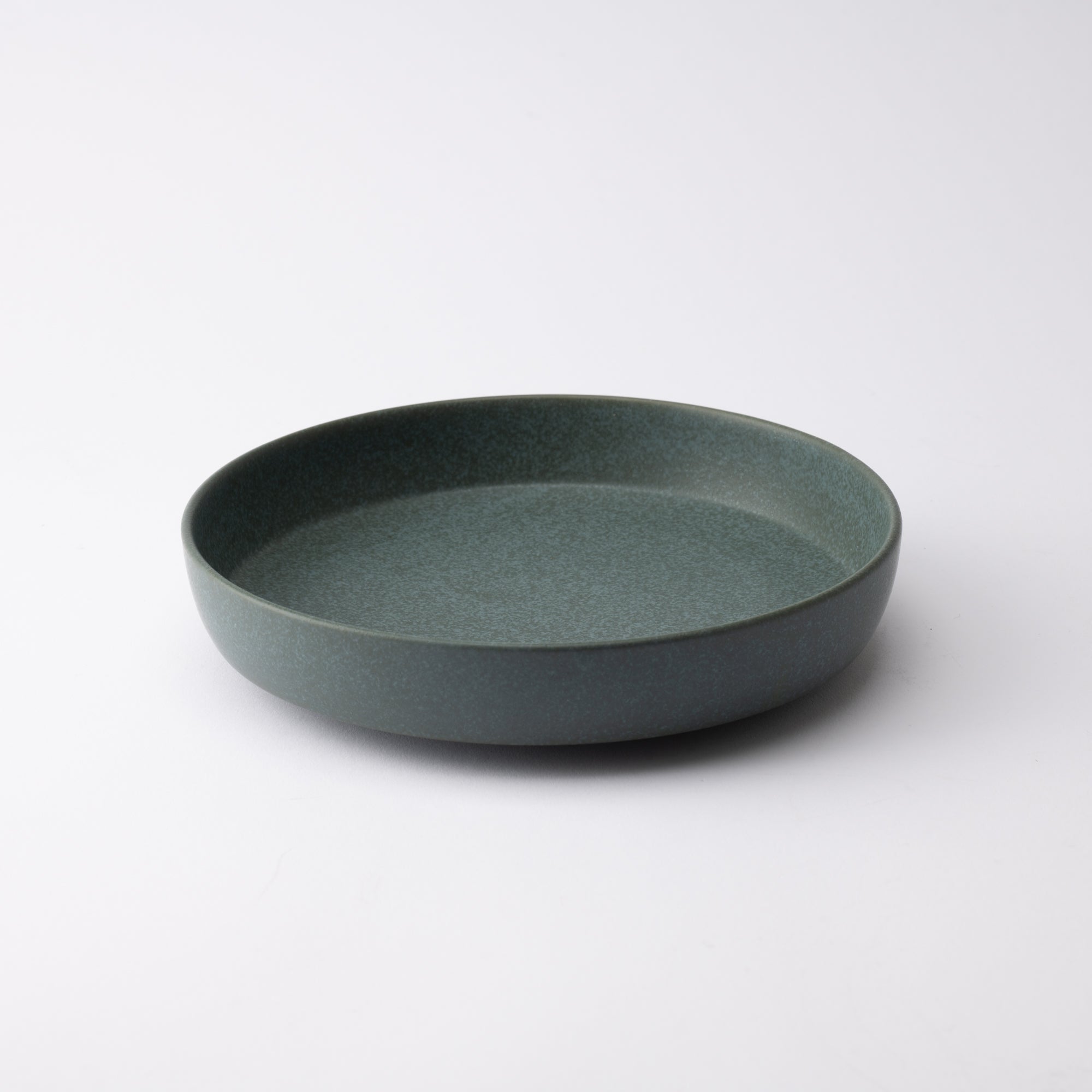 MERU Jade Spume Mino Ware Round Plate 8in - MUSUBI KILN - Quality Japanese Tableware and Gift