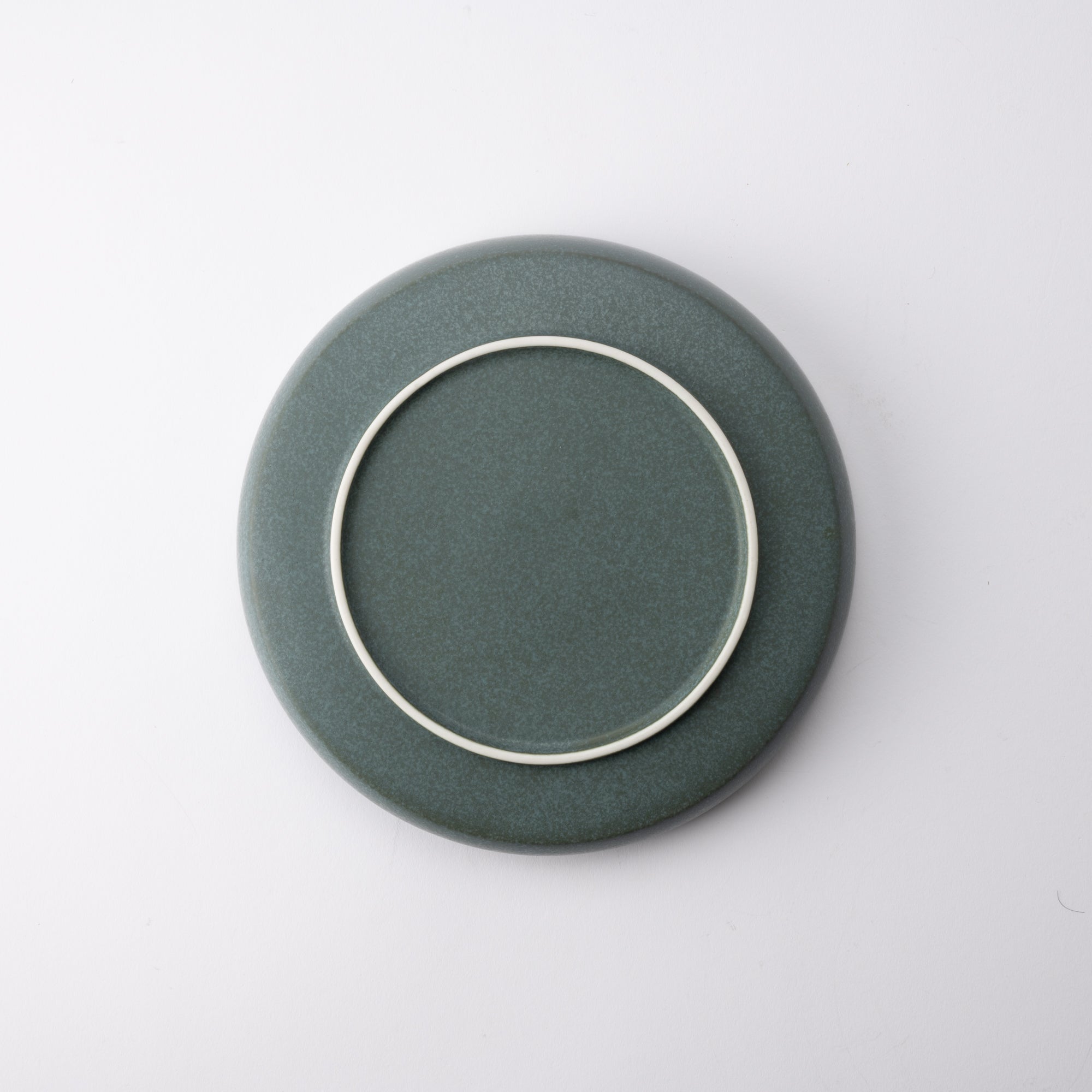 MERU Jade Spume Mino Ware Round Plate 8in - MUSUBI KILN - Quality Japanese Tableware and Gift