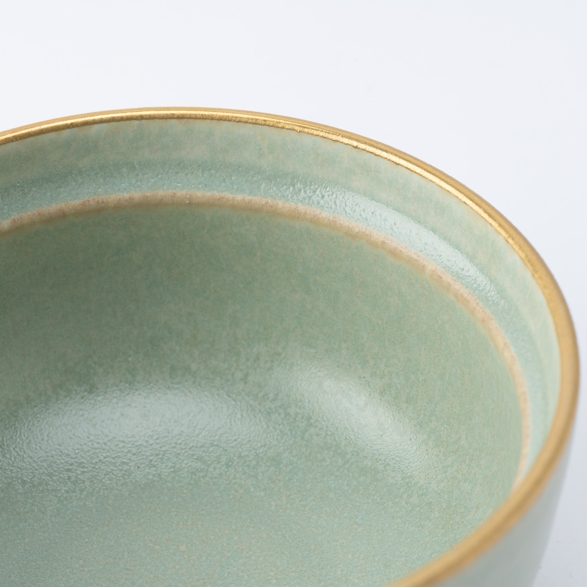 MERU Sui Gold Line Mino Ware Kobachi Bowl with lid - MUSUBI KILN - Quality Japanese Tableware and Gift