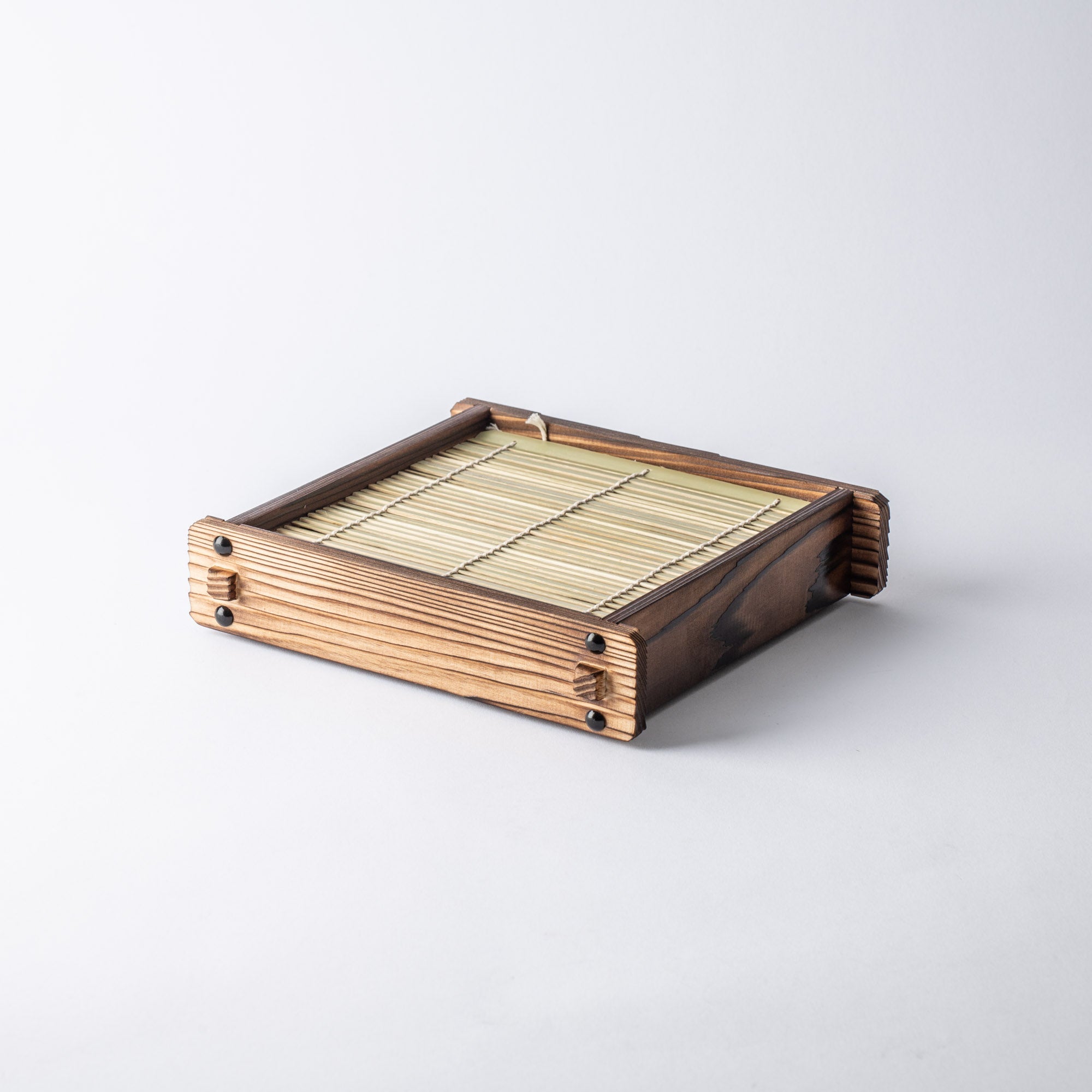 Miyabi Urushi Nezuko Kiso Woodwork Japanese Soba Tray - MUSUBI KILN - Quality Japanese Tableware and Gift