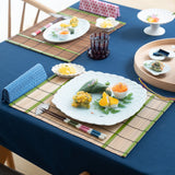 Miyabitake Reversible Japanese Bamboo Placemat - MUSUBI KILN - Quality Japanese Tableware and Gift