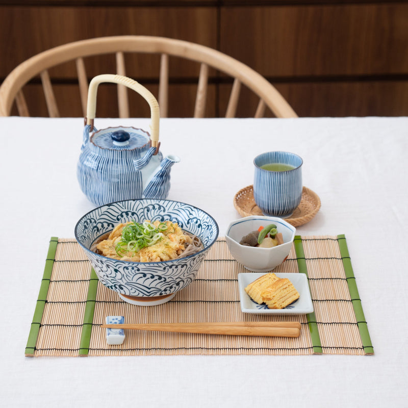 Miyabitake Reversible Japanese Bamboo Placemat - MUSUBI KILN - Quality Japanese Tableware and Gift