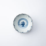 Myousen Toubou Auspicious Bird Chrysanthemum Kutani Bowl 6.1 in - MUSUBI KILN - Quality Japanese Tableware and Gift