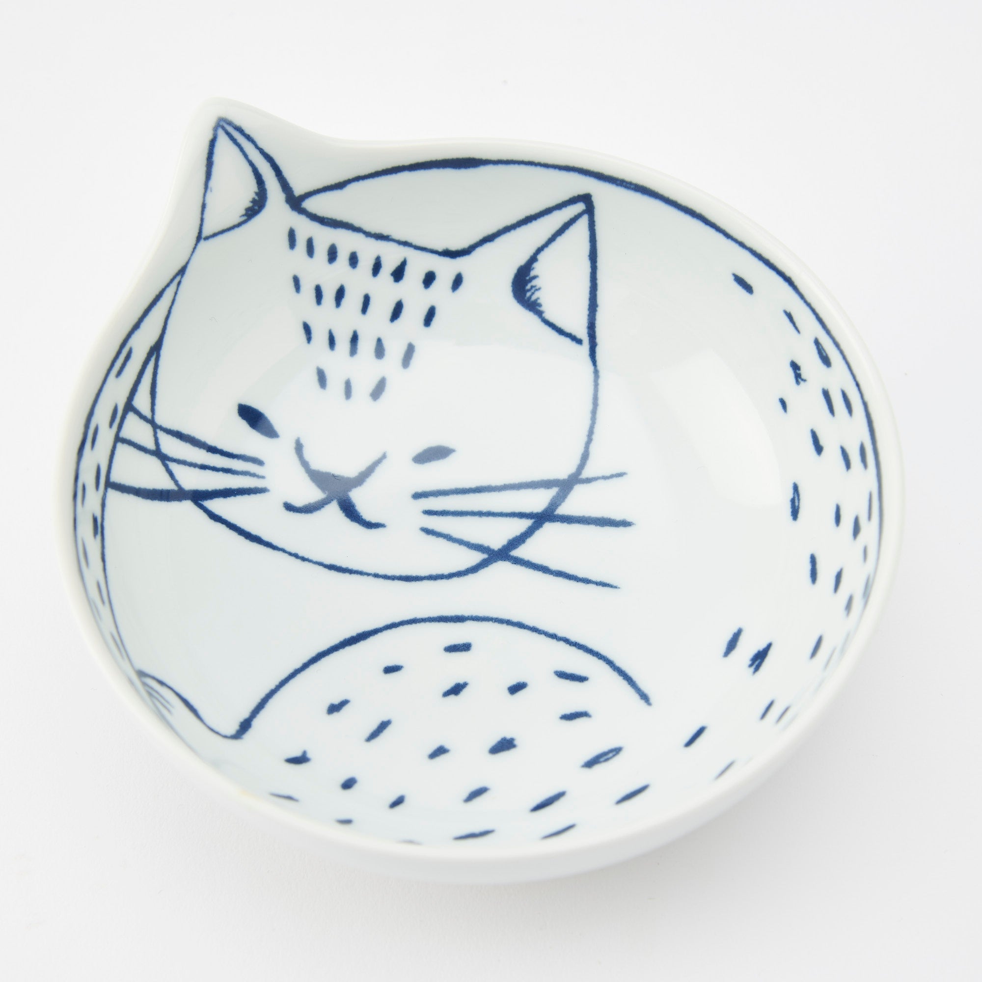 Neco Hasami Cat Bowl Set - MUSUBI KILN - Quality Japanese Tableware and Gift