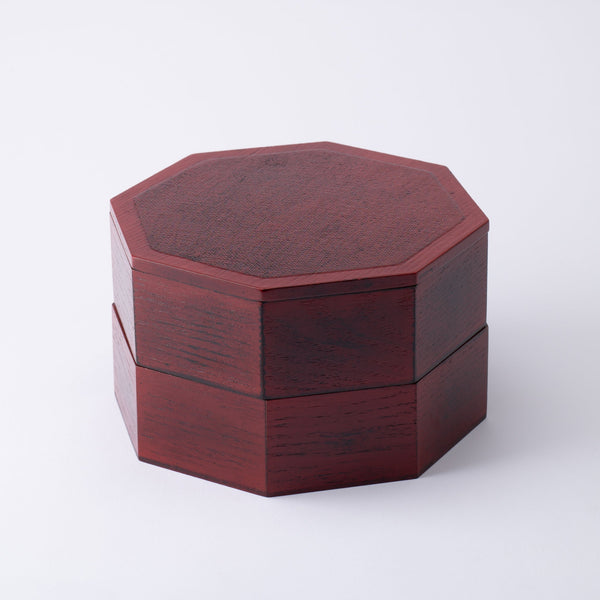 Negoro Yamanaka Lacquerware Two Tiers Jubako Bento Box - MUSUBI KILN - Quality Japanese Tableware and Gift