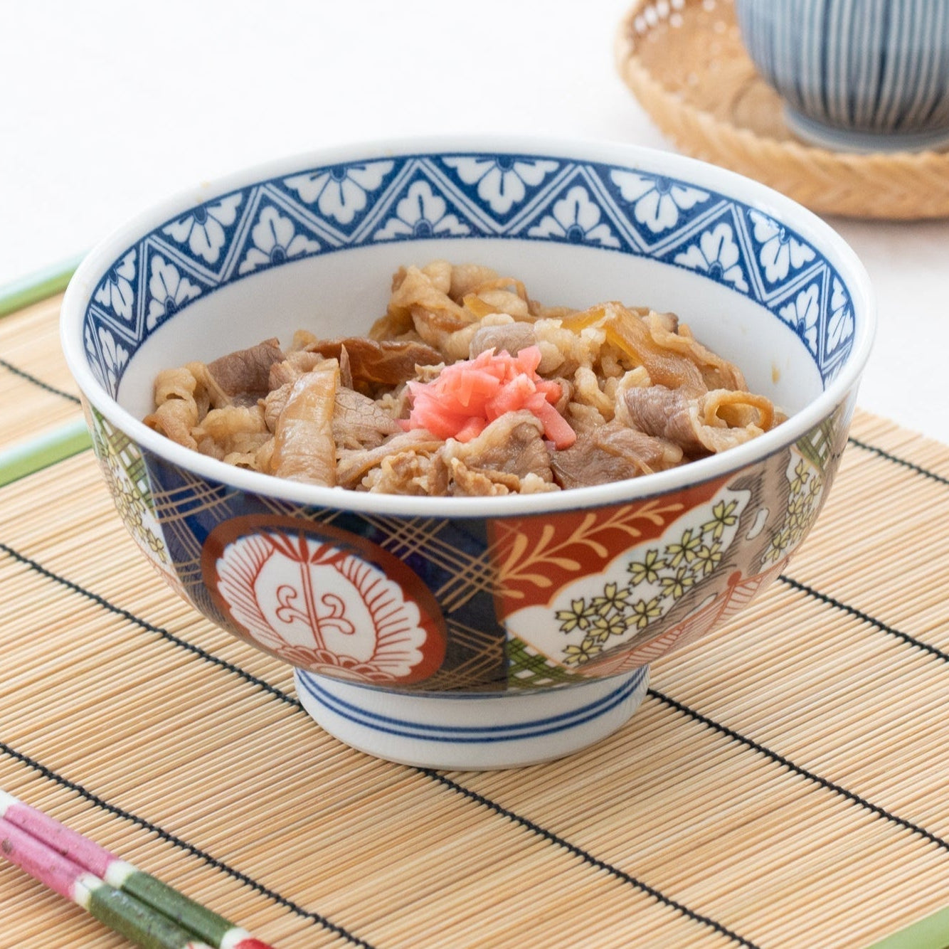 Nishiki Sakura Mino Ware Donburi Bowl M - MUSUBI KILN - Quality Japanese Tableware and Gift