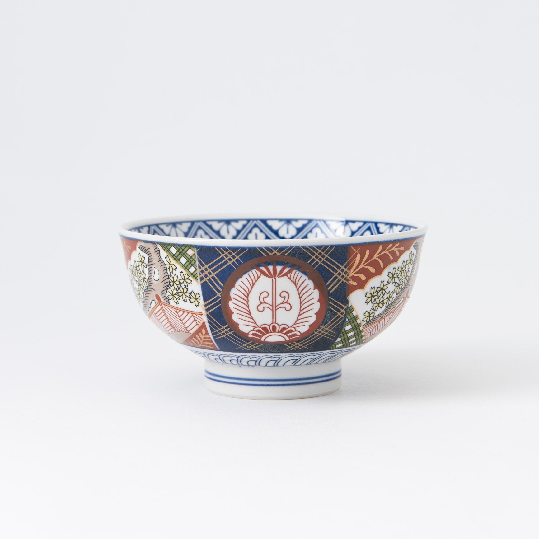 Nishiki Sakura Mino Ware Donburi Bowl M - MUSUBI KILN - Quality Japanese Tableware and Gift