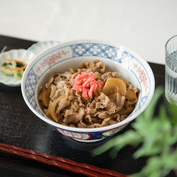 Nishiki Sakura Mino Ware Donburi Rice Bowl with Lid M - MUSUBI KILN - Quality Japanese Tableware and Gift