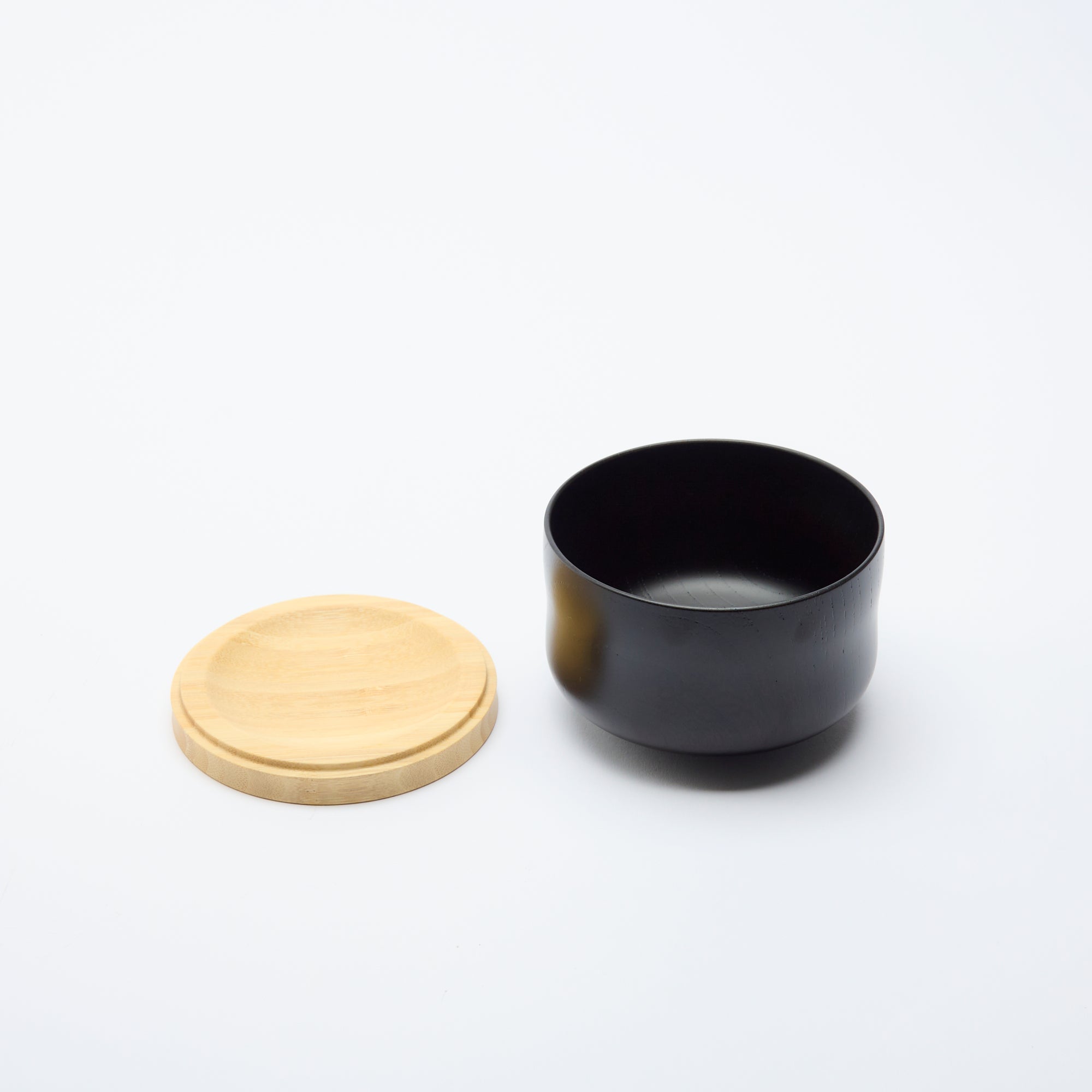 Nishimoto Ippuku Black Pine Yamanaka Lacquerware Matcha Tea Set - MUSUBI KILN - Quality Japanese Tableware and Gift