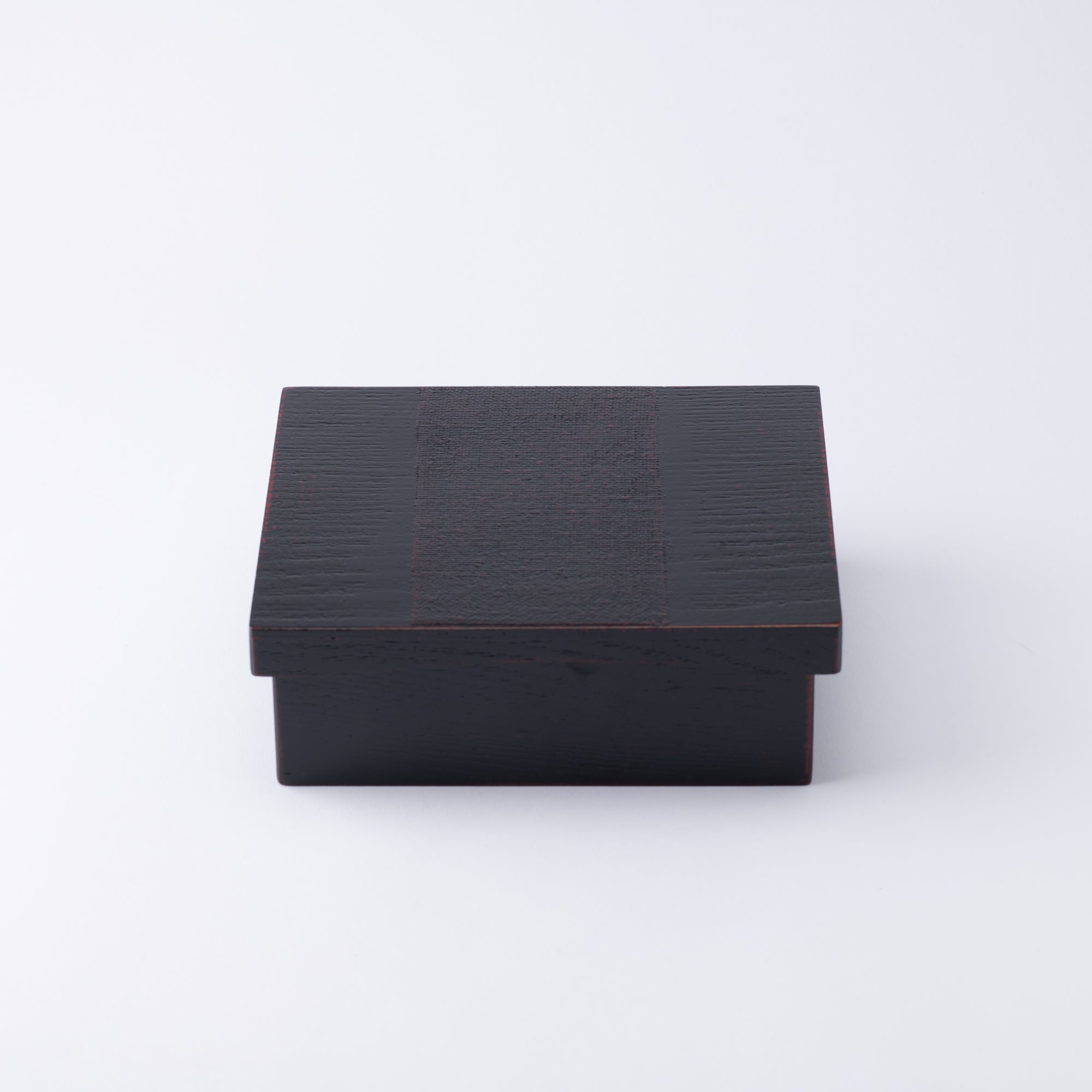 Nunome Line Yamanaka Lacquerware Square Bento Box - MUSUBI KILN - Quality Japanese Tableware and Gift