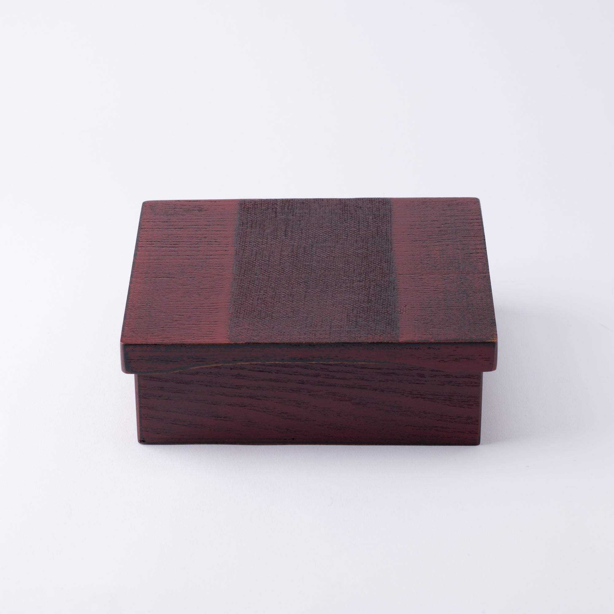 Nunome Line Yamanaka Lacquerware Square Bento Box - MUSUBI KILN - Quality Japanese Tableware and Gift