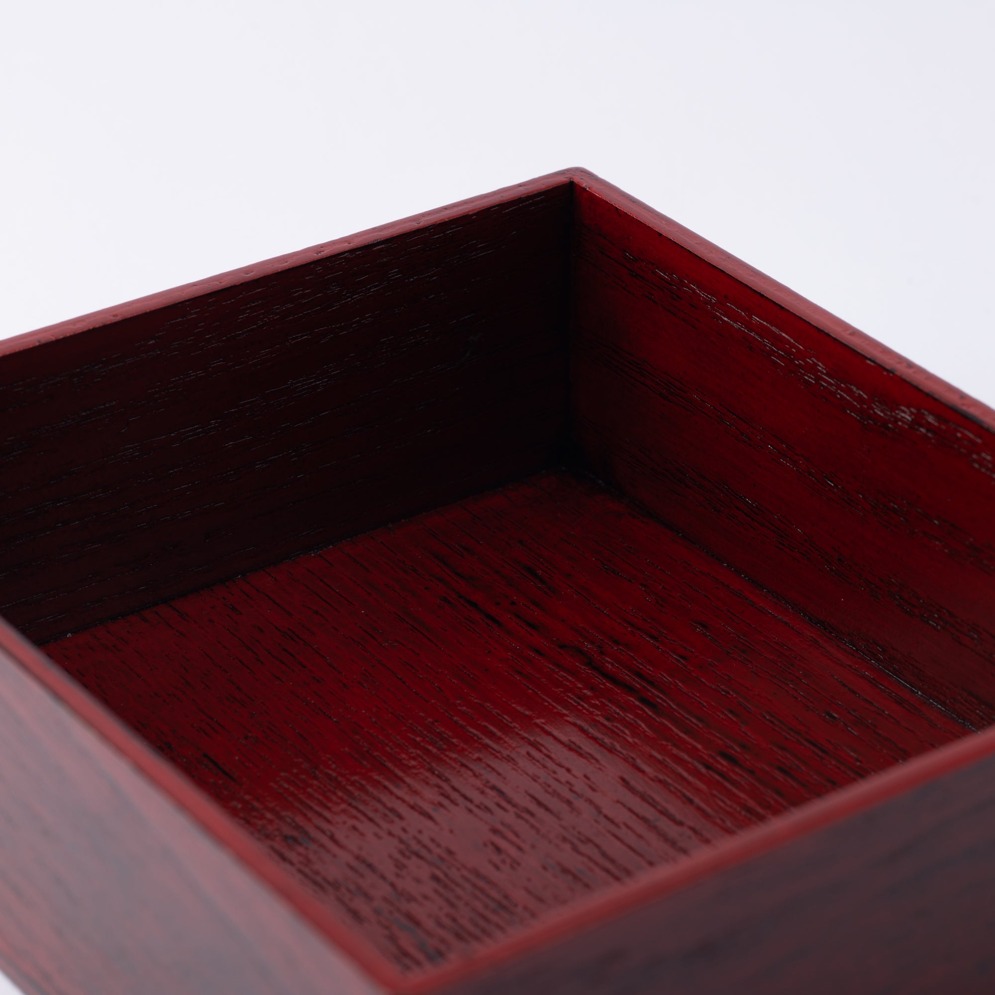 Nunome Line Yamanaka Lacquerware Square Bento Box - MUSUBI KILN - Quality Japanese Tableware and Gift