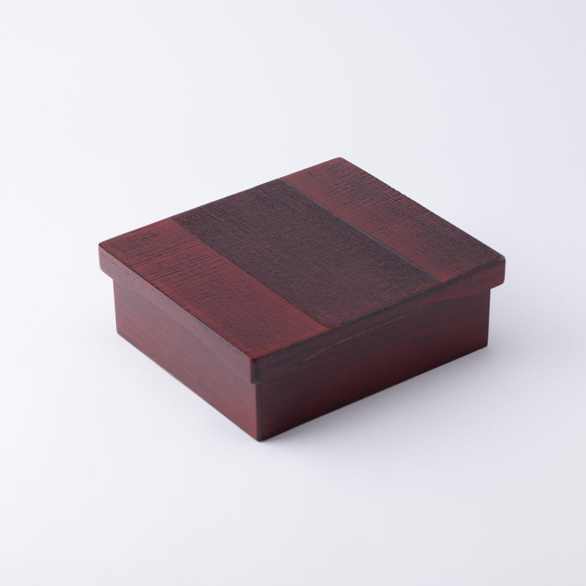 Nunome Line Yamanaka Lacquerware Square Bento Box - MUSUBI KILN - Quality Japanese Tableware and Gift