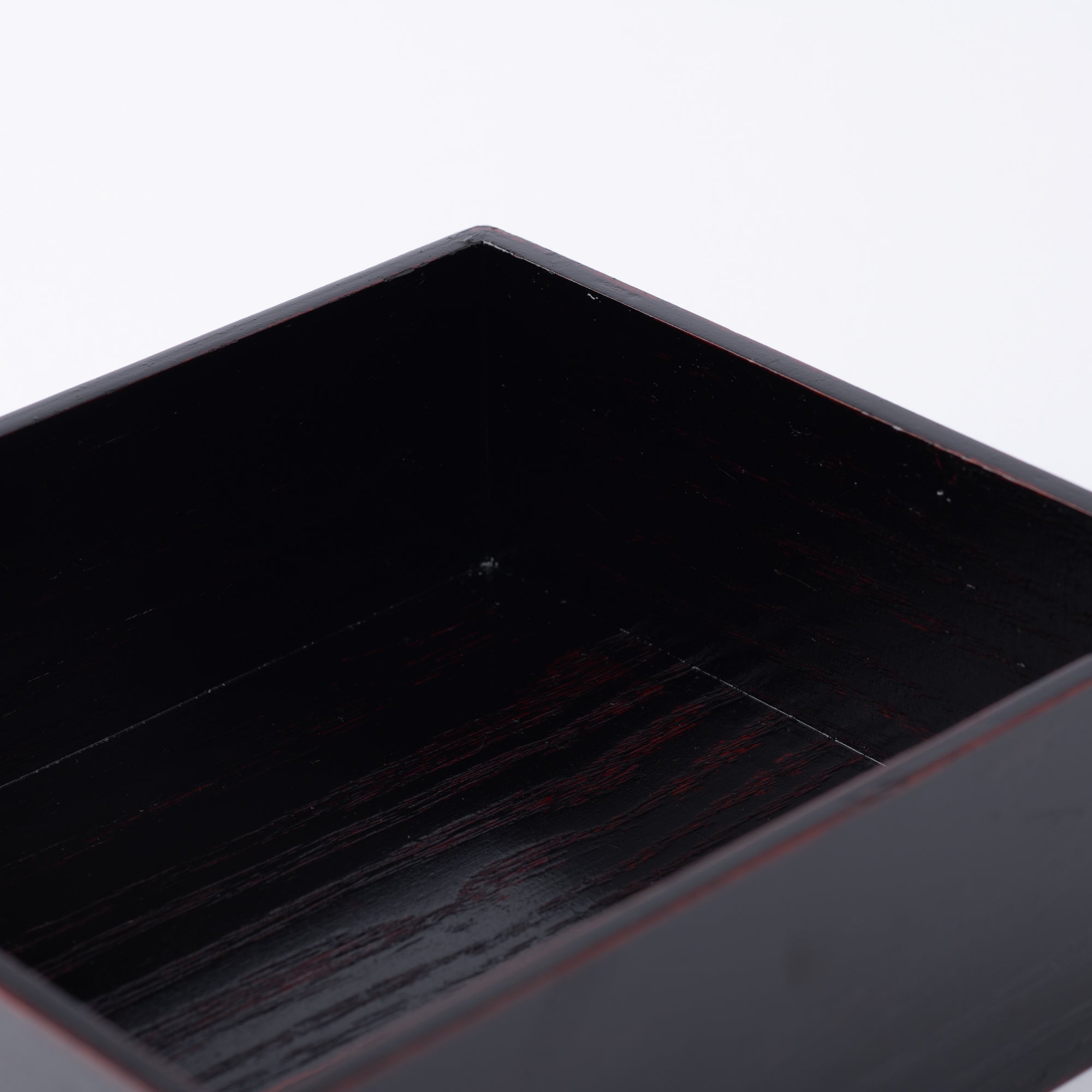 Nunome Line Yamanaka Lacquerware Square Bento Box - MUSUBI KILN - Quality Japanese Tableware and Gift