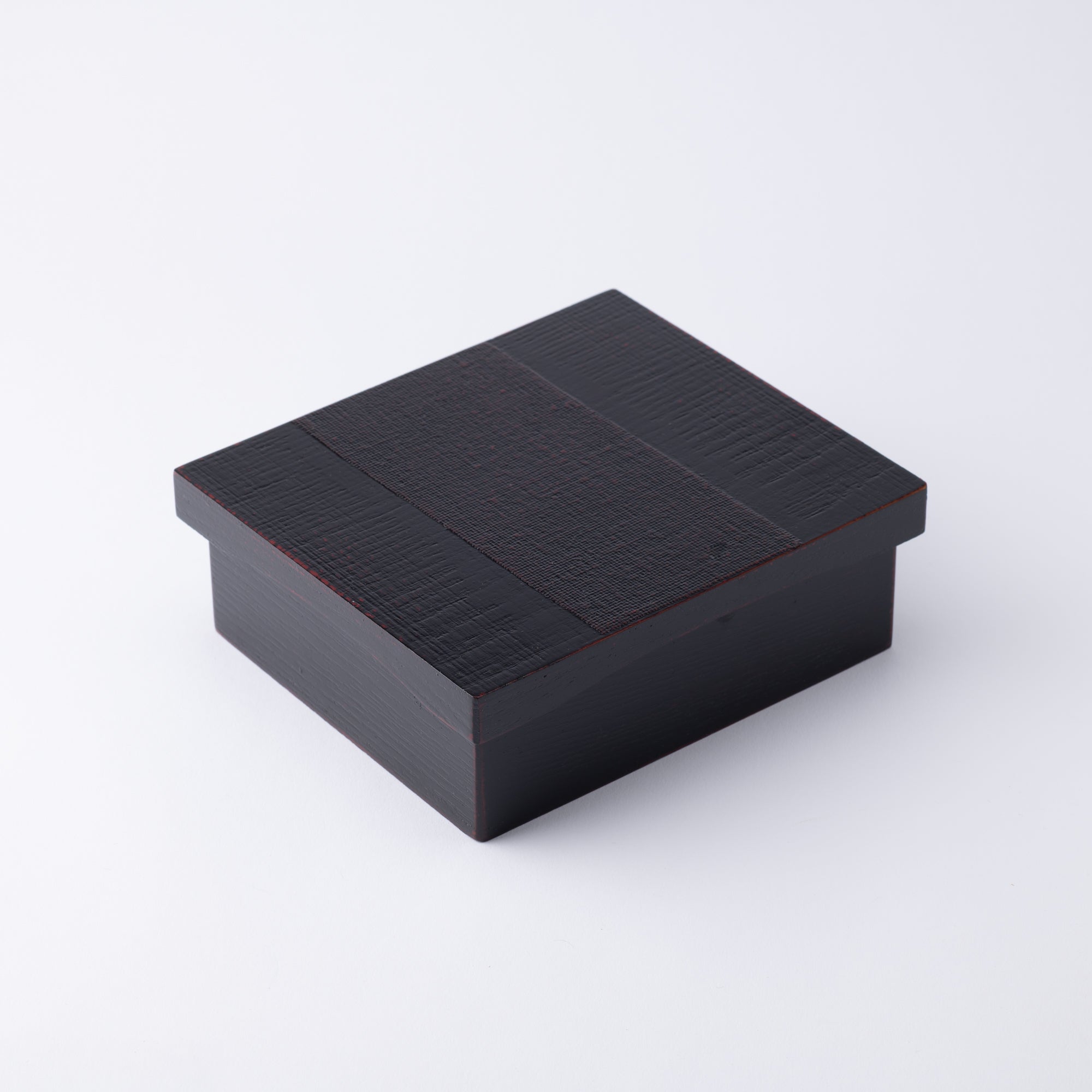 Nunome Line Yamanaka Lacquerware Square Bento Box - MUSUBI KILN - Quality Japanese Tableware and Gift