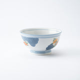 Nunome Peony Mino Ware Donburi Bowl L - MUSUBI KILN - Quality Japanese Tableware and Gift