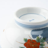 Nunome Peony Mino Ware Donburi Bowl L - MUSUBI KILN - Quality Japanese Tableware and Gift