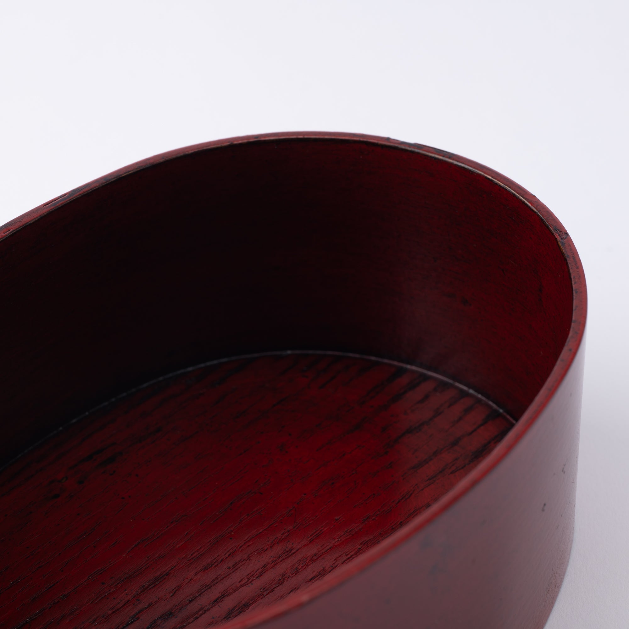 Nunome Yamanaka Lacquerware Oval Bento Box - MUSUBI KILN - Quality Japanese Tableware and Gift