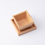 Odate Kougeisha Masu Magewappa Guinomi Sake Cup and Coaster - MUSUBI KILN - Quality Japanese Tableware and Gift