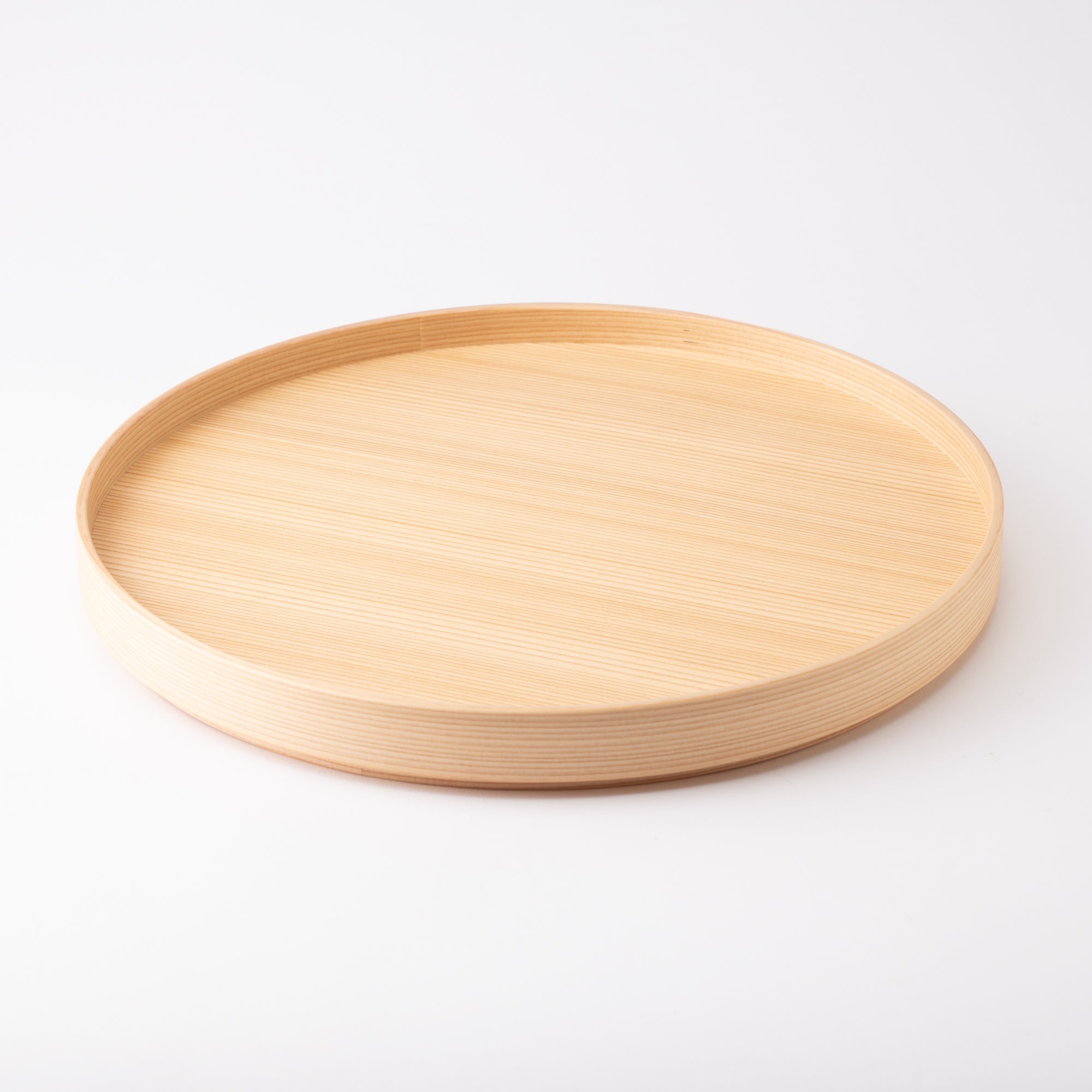 Odate Kougeisha Plain Wood Magewappa Round Tray - MUSUBI KILN - Quality Japanese Tableware and Gift