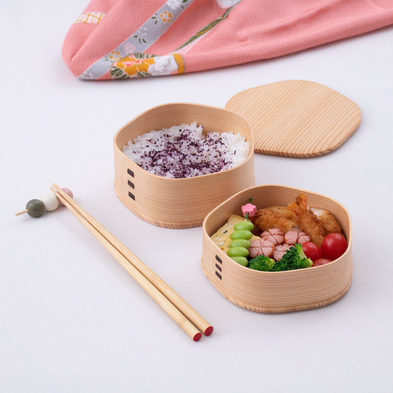 Odate Kougeisha Plum Blossom Magewappa Bento Box - MUSUBI KILN - Quality Japanese Tableware and Gift