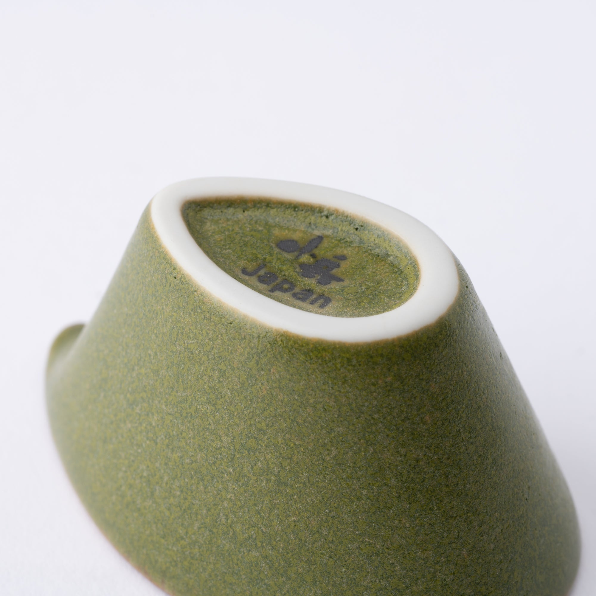 Olive Green Mino Ware Sauce Container - MUSUBI KILN - Quality Japanese Tableware and Gift