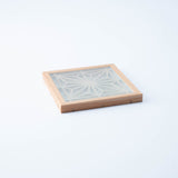 Ominato Bunkichi Hemp Leaf Wazen Kumiko Coaster - MUSUBI KILN - Quality Japanese Tableware and Gift