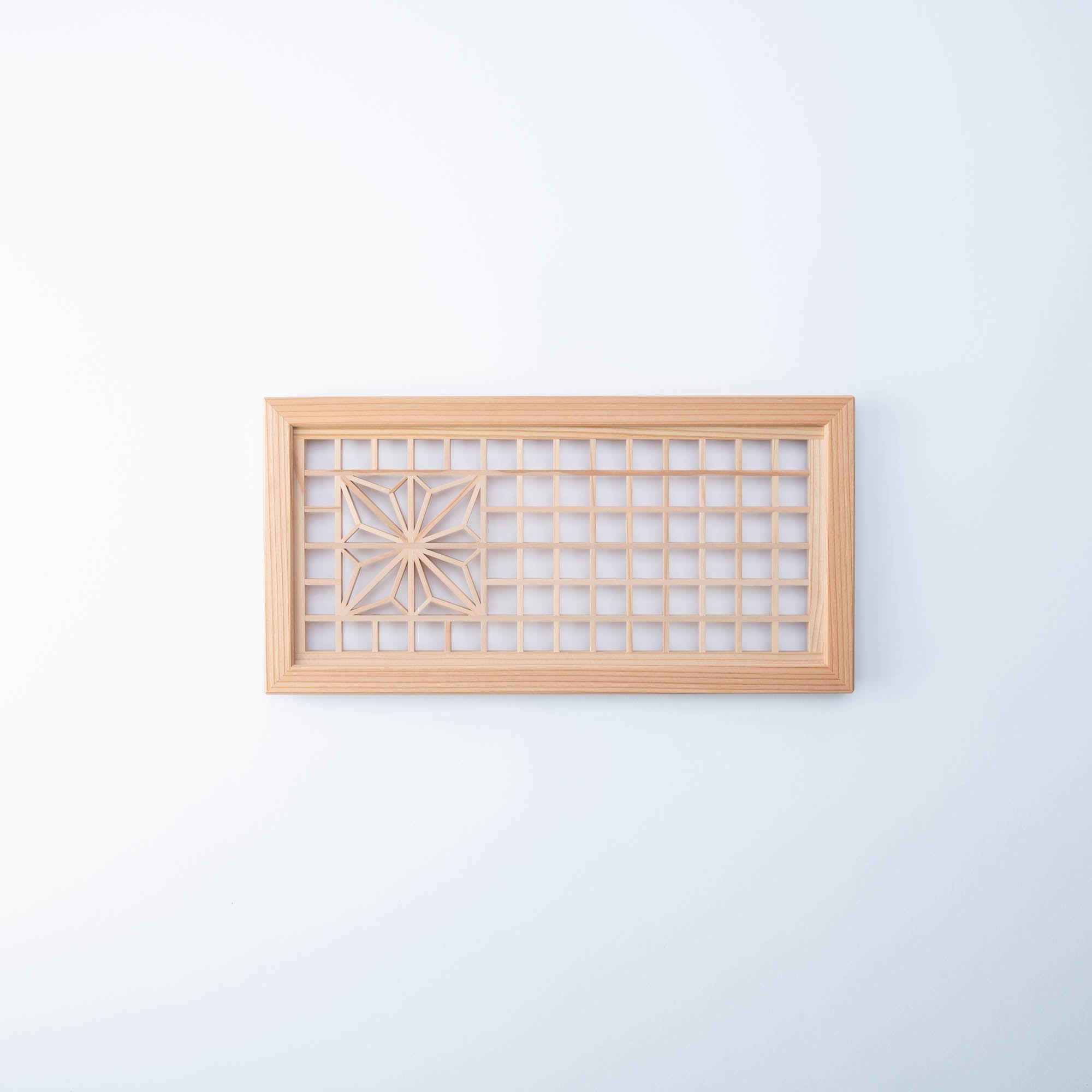 Ominato Bunkichi Hemp Leaf Wazen Kumiko Tray S - MUSUBI KILN - Quality Japanese Tableware and Gift