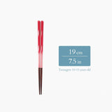 Perfect Fit Dishwasher Safe Wakasa Lacquer Chopsticks Red 15cm/5.9in - 22.5cm/8.9in - MUSUBI KILN - Quality Japanese Tableware and Gift